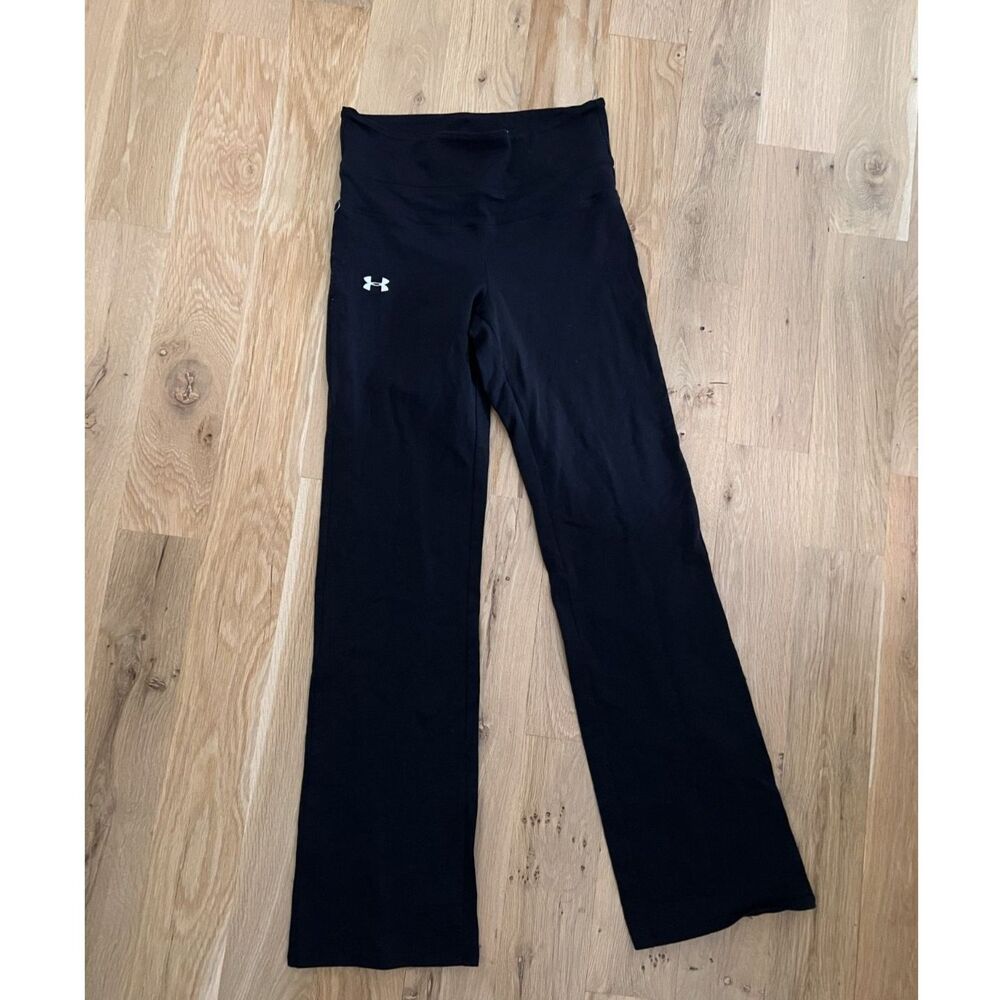 Women's Under Armour All Season Gear Black Athletic Pants In Size Small